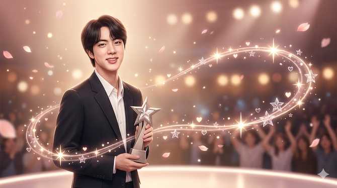 방탄소년단 진, ‘팬앤스타’ 솔로랭킹 36주 연속 1위…팬들의 뜨거운 지지와 사랑