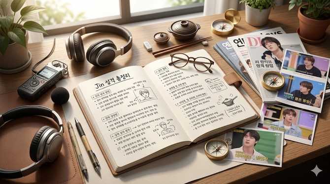 Jin 성격 총정리 — 인터뷰와 방송이 말해 주는 매력 포인트