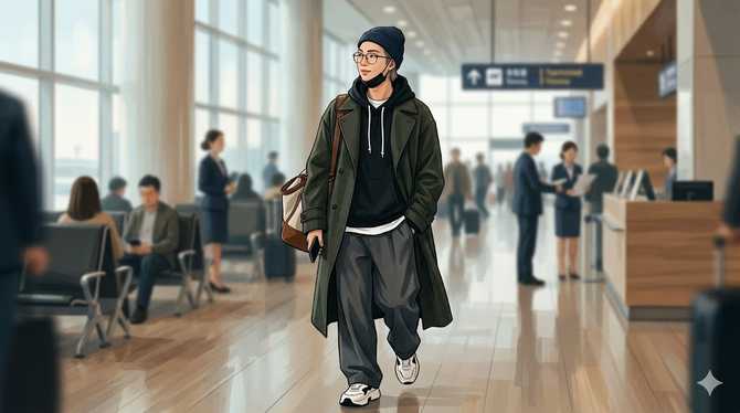 RM 공항 패션의 시그니처 룩 모음: 스타일 키워드와 대표 아이템 분석