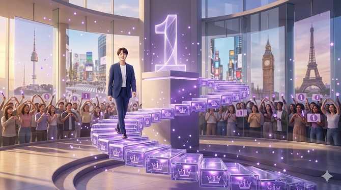 BTS Jin Achieves 36 Weeks at #1 on 'Fan N Star' Solo Ranking 2