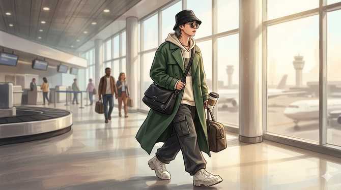 멤버별 공항 OOTD 스타일 분석: 방탄소년단의 시즌별 패션 트렌드 2