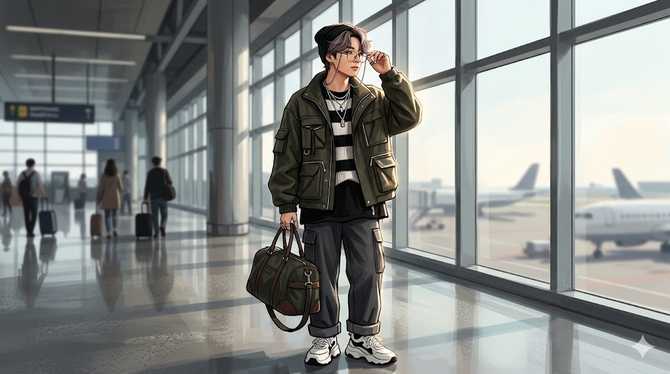 멤버별 공항 OOTD 스타일 분석: 방탄소년단의 시즌별 패션 트렌드 3