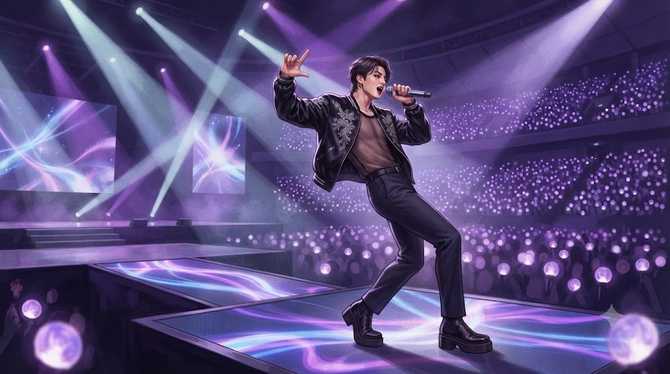 BTS 지민, LA에서 빛난 'the night's standout' 모습과 손흥민 세리머니 화제 2