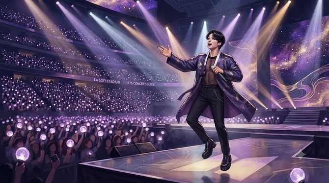 방탄소년단 콘서트 가이드: LA 소파이 스타디움 무대 준비와 팁 2