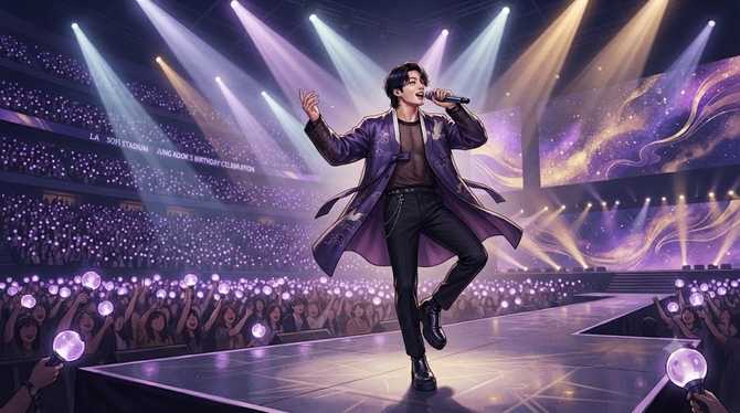 BTS Celebrates Jung Kook's Birthday at SoFi Stadium: Memorab 2