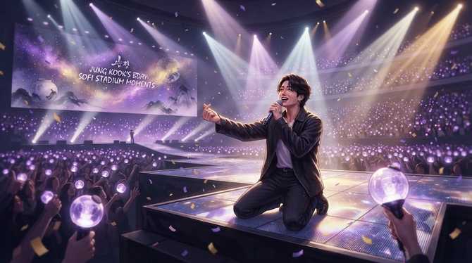 BTS Celebrates Jung Kook's Birthday at SoFi Stadium: Memorab 3
